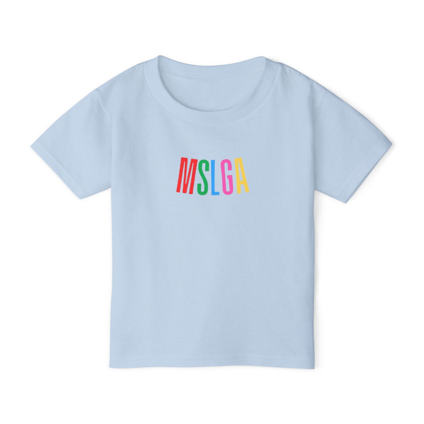 Colorful MSLGA Toddler T-Shirt - Fun & Playful Kidswear